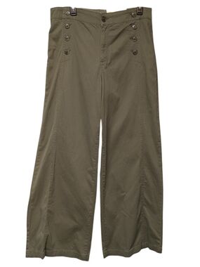 St. John's Bay Olive Sailor-Style Wide Leg Chinos